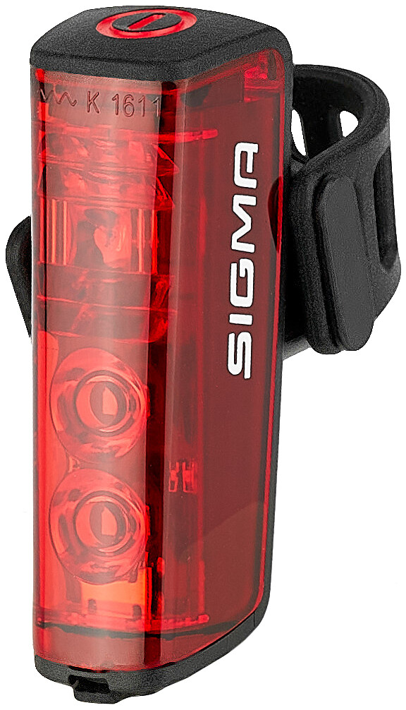Sigma Micro 1 DEL Feu arrière noir avec lumière rouge Vélo Sécurité